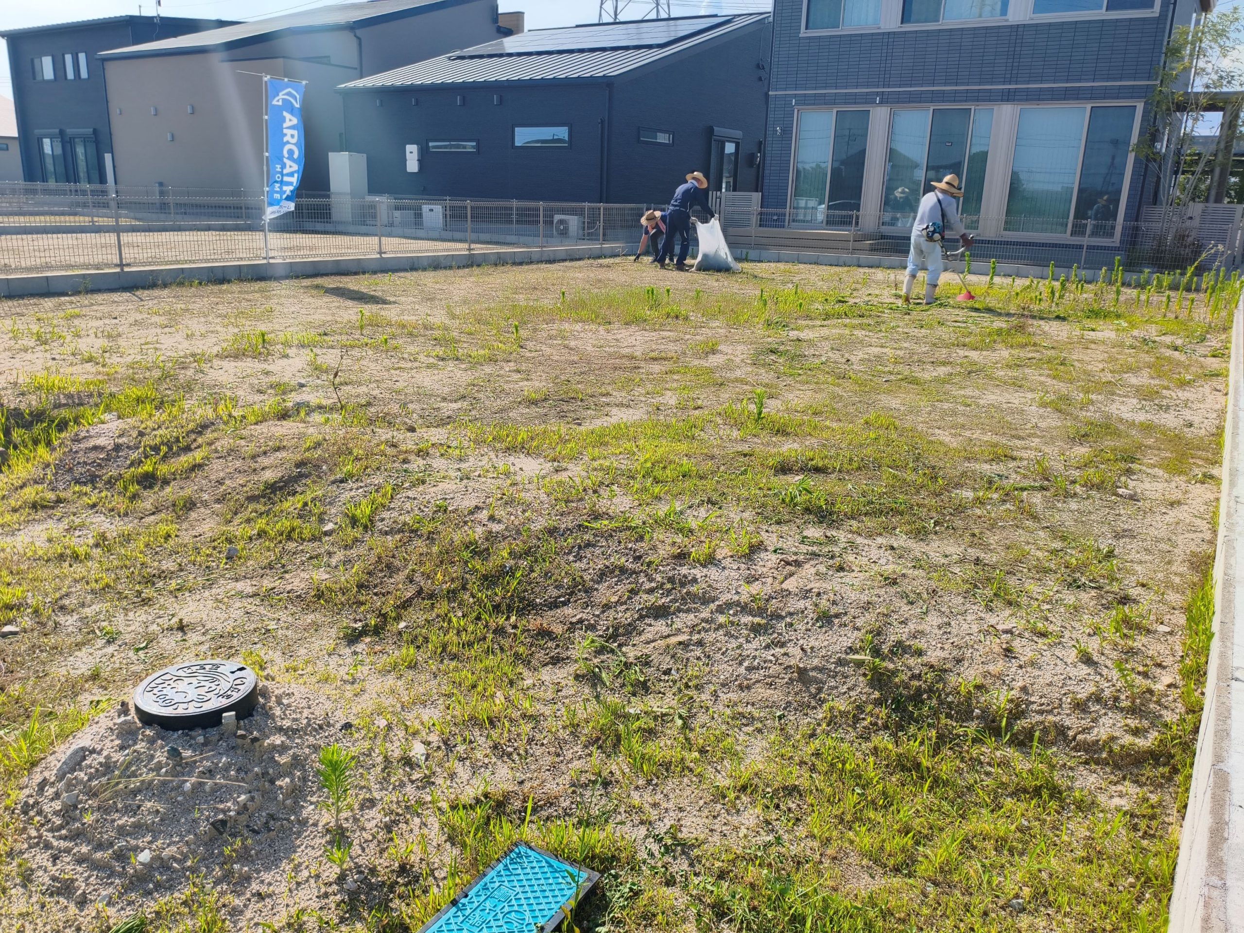 販売中の分譲地、キレイにしてきました🌿
