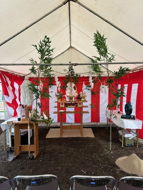 🏠家づくりの第一歩『地鎮祭』を執り行いました。🏠